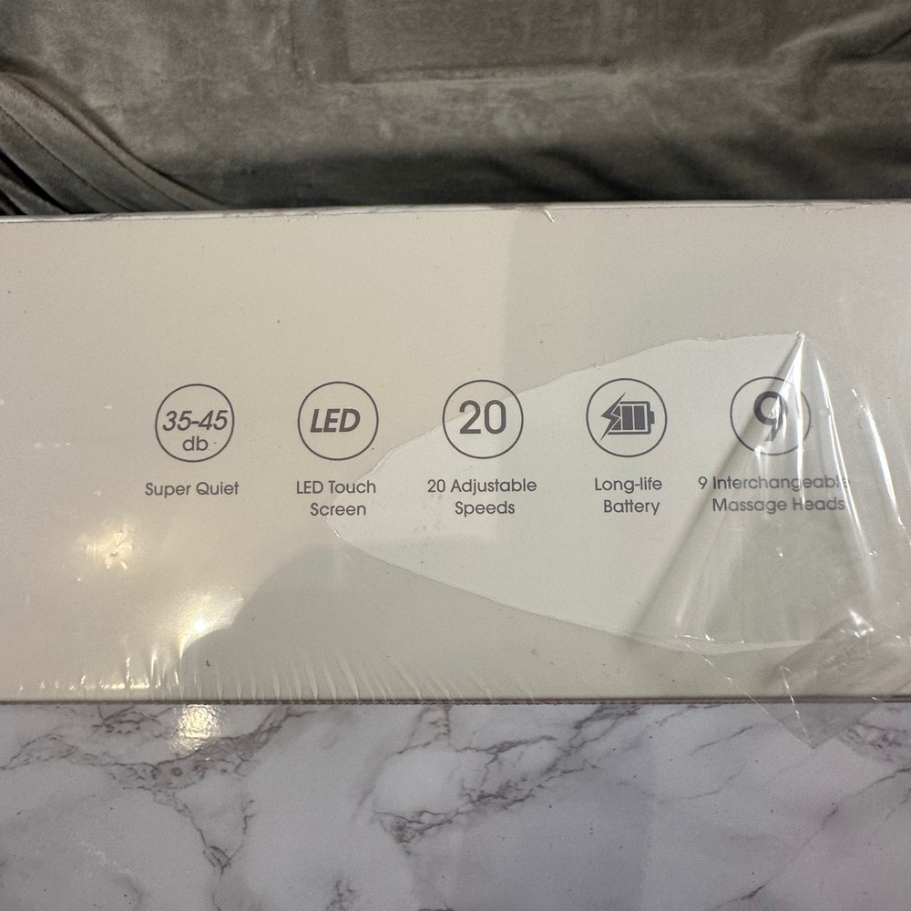 Cotsoco Deep Tissue Massage Gun 20 Speeds LED Screen M784S-US-ALG New - Picture 7 of 7